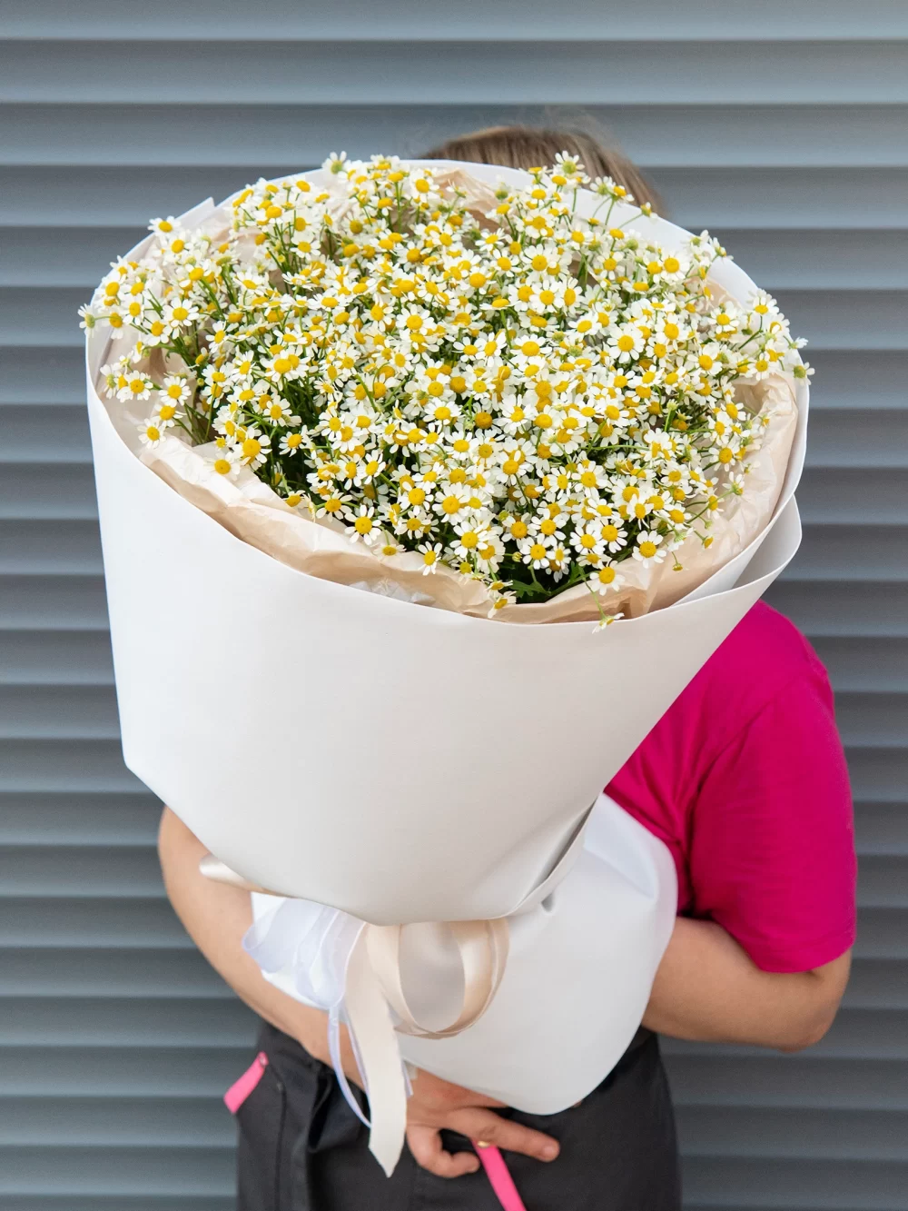 Монобукет из ромашки (танацетум)